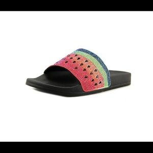 INC Women Watermelon Slides Sz 10 N/Box!